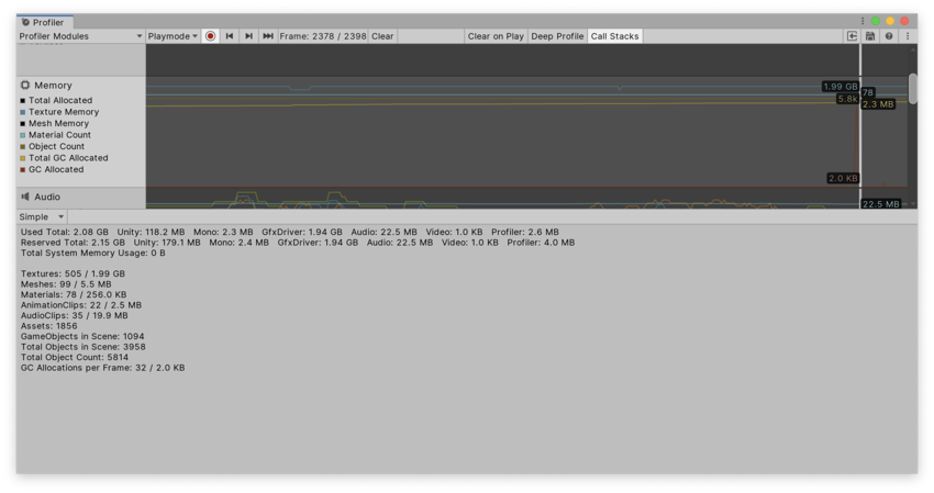 The simple memory module view