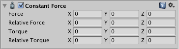 The Constant Force component