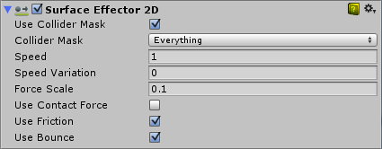 The Surface Effector 2D Inspector