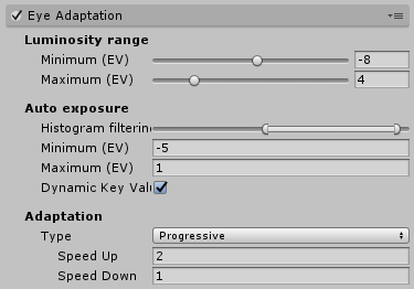 Eye Adaptation 的 UI