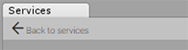 Services 窗口返回按钮