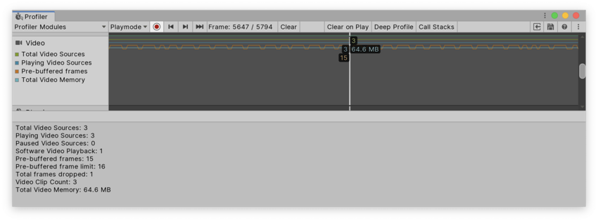 Video Profiler 模块