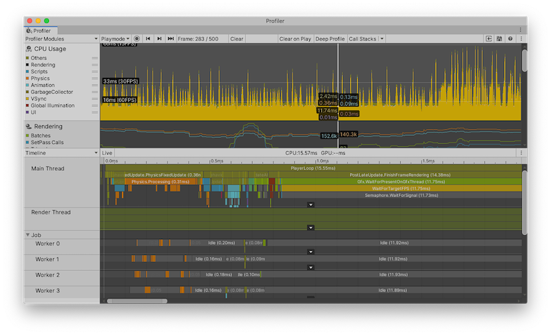 The CPU Usage Profiler module