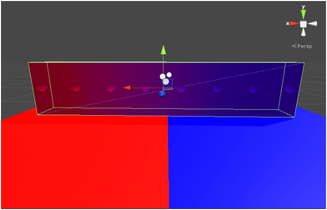 Un ejemplo de un Mesh Renderer simple utilizando un componente Light Probe Proxy Volume