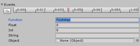 関数 Footstep を呼び出すイベント