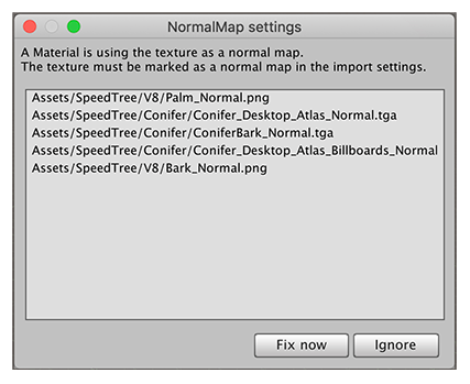 NormalMap 設定ダイアログ