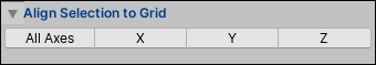 Align Selection to Grid section of the Grid and Snap window