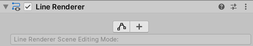 Line Renderer Edit Points and Create Points buttons